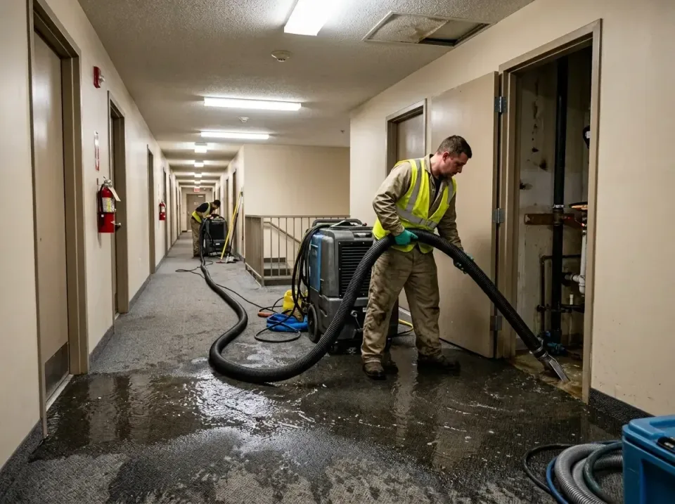 multi-unit-apartment-hallway-f-005 — frequently asked questions, Emergency Burst Pipe Water Extraction & Removal in Gonzalez…